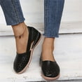thumbnail image 2 of Shoes For Women Sneakers Clearance Fashion Canvas Shoe Round Toe Comfortable Slip On Walking Loafers, 2 of 7