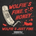 thumbnail image 2 of Mens Funny T Shirts Wolfies Fine Honey Sarcastic Terminator 2 Movie Quote Tee For Men Graphic Tees, 2 of 9