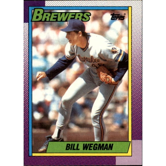 Collectible 1990 Topps #333 Bill Wegman MLB Baseball Trading Card