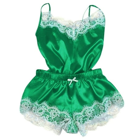 

Cptfadh Underwear For Women Pajamas Womens Clothes 2PC Lingerie Women Nightdress Nightgown Sleepwear Underwear Set