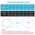 thumbnail image 4 of Uxcell 1.3in (34mm) Película para Insignias, 200 Pcs Película Protectora Plástica Circular Transparente para Suministros de Fabricación de Botones de Insignias DIY Artesanías, 4 of 6