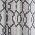 thumbnail image 2 of Exclusive Home Kochi Light Filtering Linen Blend Grommet Top Curtain Panel Pair, 54"x96", Black Pearl, 2 of 7