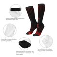 thumbnail image 3 of Balery Minimalist Skull Red Calcetines novedosos Calcetines deportivos Calcetines hasta la rodilla Calcetines de algodón Calcetines originales y geniales, 3 of 6
