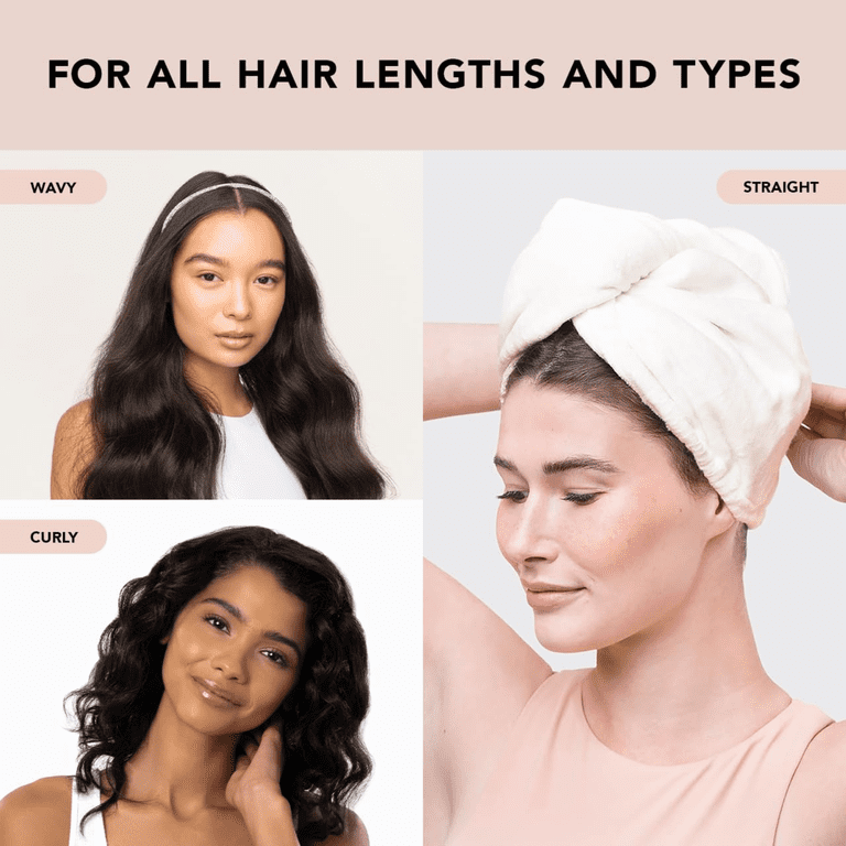 Kitsch, Hair Towel Wrap, Microfiber Anti-Frizz Quick Dry  display picture 1