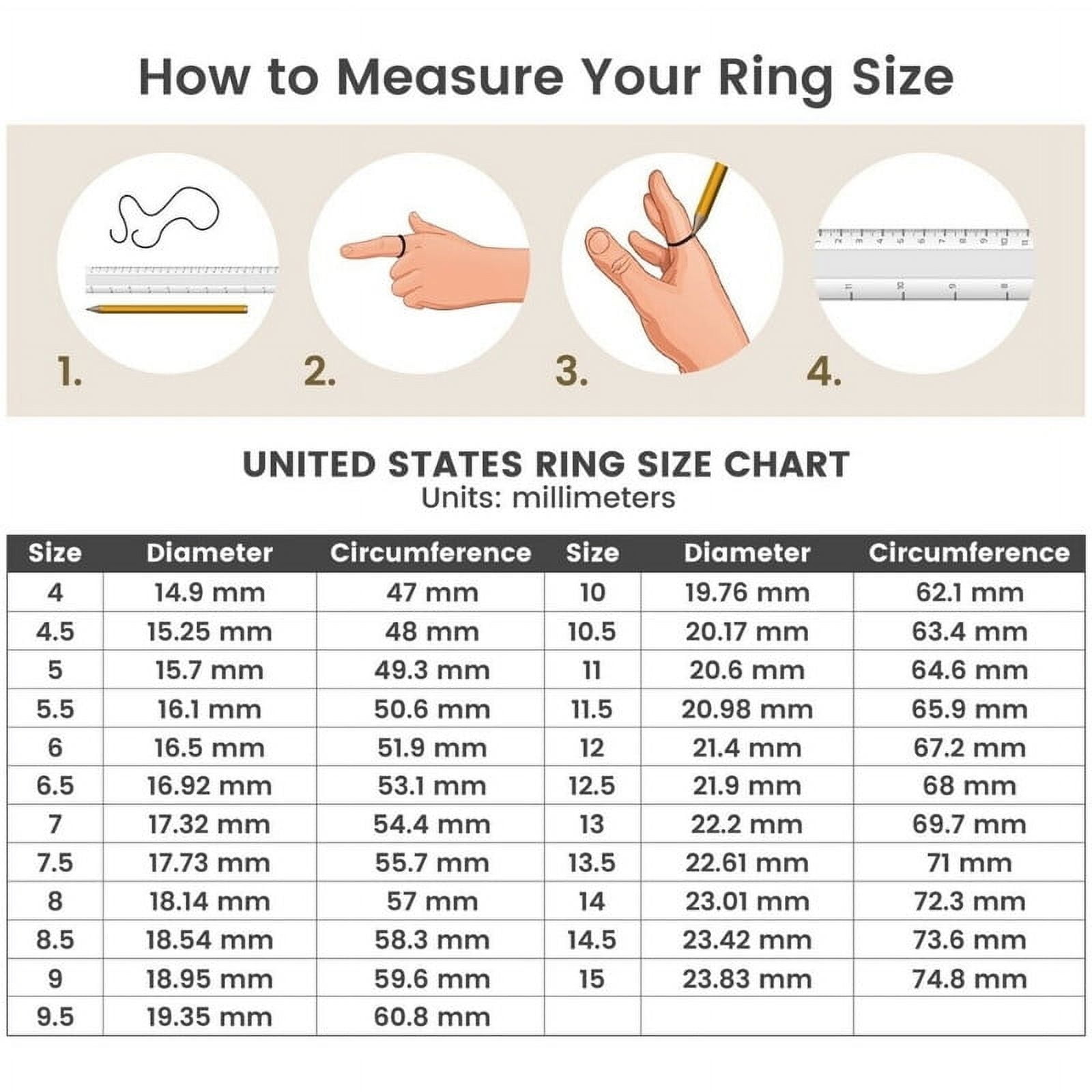 Silvago Jewel Brilliant 2.7 Ct Round Cut Diamond Wedding Anniversary Ring - 14k Silver Classic Engagement Ring - Three Stone Women's Ring - Rings for Women Forever Bride Ones