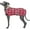 Red, variant on HQREA Reflective Winter Warm Dog Coat with Leash Hole Fleece Jacket for Italian Greyhound Whippet