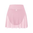 thumbnail image 7 of JIAYUE Women's Swimwear Cover-Ups Mini Skirt Pleated High Waist Solid Color Comfortable See Through Mesh Swimsuit Cover Up For Female, 7 of 7