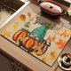 thumbnail image 5 of RKSTN halloween decroations Placemat Kitchen Restaurant Pumpkin Maple Leaf Fall Pumpkin Halloween Thanksgiving Restaurant Mat 15.75x11.81in, 5 of 6
