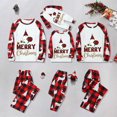 thumbnail image 1 of Pyjamas Assortis pour Famille Automne Hiver Joyeux Noël Pyjamas pour Femmes Coton Bio Bébé Pyjamas de Noël, 1 of 6