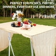 thumbnail image 6 of PAMINGONO Wedding Table Cover Polyester 2Pcs 118x35in, 6 of 8