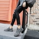 thumbnail image 4 of Zapatillas Deportivas Botas de senderismo para hombre con cordones Botas de deporte casuales Botas de cuero PU para viajes al aire libre Likrtyny Tenis De Mujer Tenis De Hombre, 4 of 8