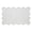 White, variant on My Texas House Yellow Scallop Indoor/Outdoor Layering Rug, 24" x 38"