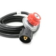 thumbnail image 2 of concord high pressure regulator hose 0-20 psi adjustable propane (10 ft), 2 of 4