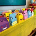 thumbnail image 3 of Bolsa de embalaje de Pokémon, bolsa de regalo con temática de cumpleaños, Pikachu, bolsa de regalo para aperitivos y dulces, Charmander, Squirtle, regalo de juguete para niños（candy box 1pc27, 3 of 5