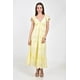 thumbnail image 5 of Vestido largo con bordado Roman Fashion /Juvenil, 14656 (Amarillo) amarillo G, 5 of 5