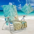 thumbnail image 2 of Aosijia Beach Chair Cover with Side Pockets Portable Chair Towel Cover Seat Cover for Sun Lounger Pool Sunbathing Garden Beach Hotel No Sliding, 2 of 5