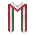 thumbnail image 2 of More design Graduation shawl Hungary & United States Flag Stole Sash Honor Study Aboard International Students, 2 of 7