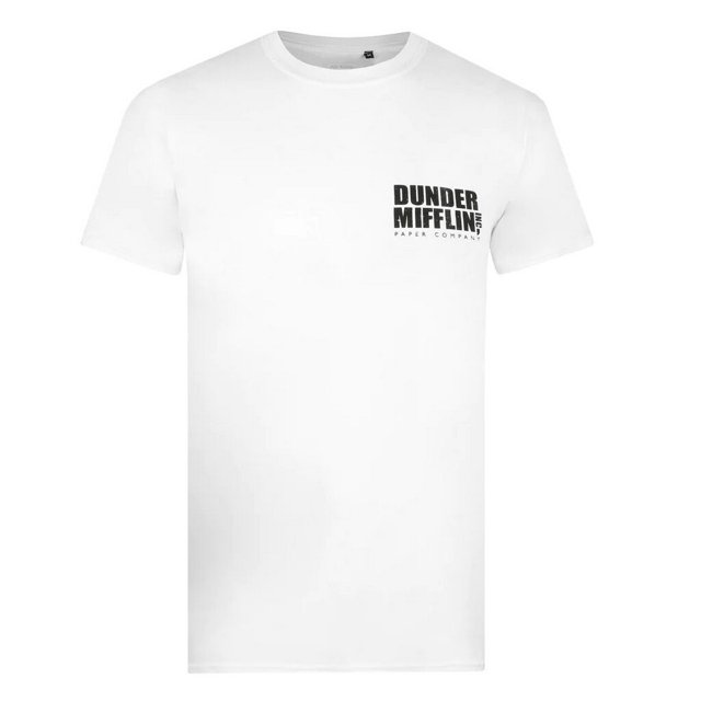 The Office - Camiseta Dunder Mifflin para Hombre (Blanco)