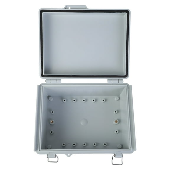 Reliable Outdoor Box with Hinged Cover Waterproof Outdoor Electrical Box ABS