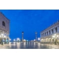 thumbnail image 2 of Tilley, Rob 14x11 Gold Ornate Wood Framed with Double Matting Museum Art Print Titled - Italy-Venice San Marco Piazza at dawn, 2 of 4