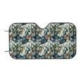thumbnail image 7 of Balery Hawaiian Style Print Car Windshield Sun Shade,Windshield Sunshade for Car Pickup Truck SUV Accessories-, 7 of 7