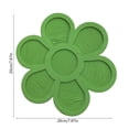 thumbnail image 3 of YAMB Flower Shaped Floating Drinking Station, 7.87in Outdoor Bee Floating Water Station Decor, Lightweight Foam Bird Bath Decor for Garden Orchard and Farm Outdoor Water Feeding, Green, 3 of 7