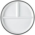 thumbnail image 1 of Ceramic Plate Divided Plate Dessert Salad Plate Dinner Plate Food Serving Plate, 1 of 4