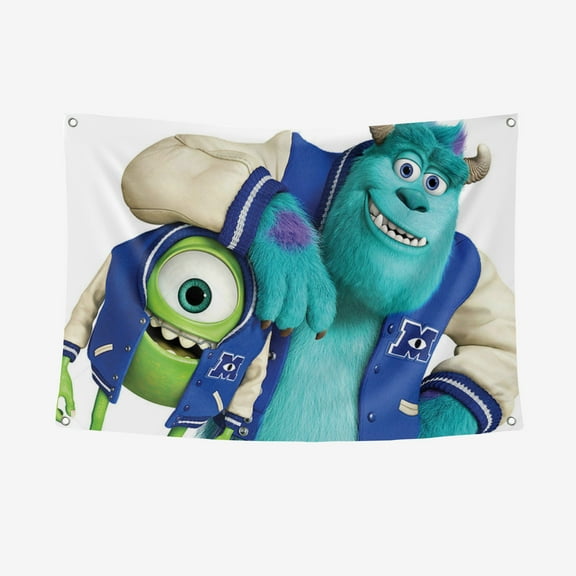 Monsters, Inc. Theme Party Supplies Banner Background Backdrop 3.28*4.92FT/100*150CM