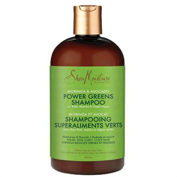 Shea Moisture, Moringa Avocado Power Greens Shampoo, 13 Oz.
