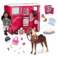 thumbnail image 1 of Our Generation Rashida with Horse & Trailer Accessory Set Posable 18" Doll Equestrian Bundle, 1 of 8