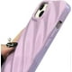 thumbnail image 2 of Funda con ondas rizadas para iPhone 13/iPhone 14 de 6,1 pulgadas, fina, a prueba de golpes, satinada y brillante, con estampado de ondas de agua, color morado, 2 of 5