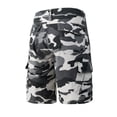 thumbnail image 5 of Zimjoy Men's Camouflage Ripstop Quick Dry Tactical Shorts Multi Zipper Pocket Knee Length Outdoor Hiking Fishing Utility Work Cargo Shorts Beige 4XL, 5 of 7