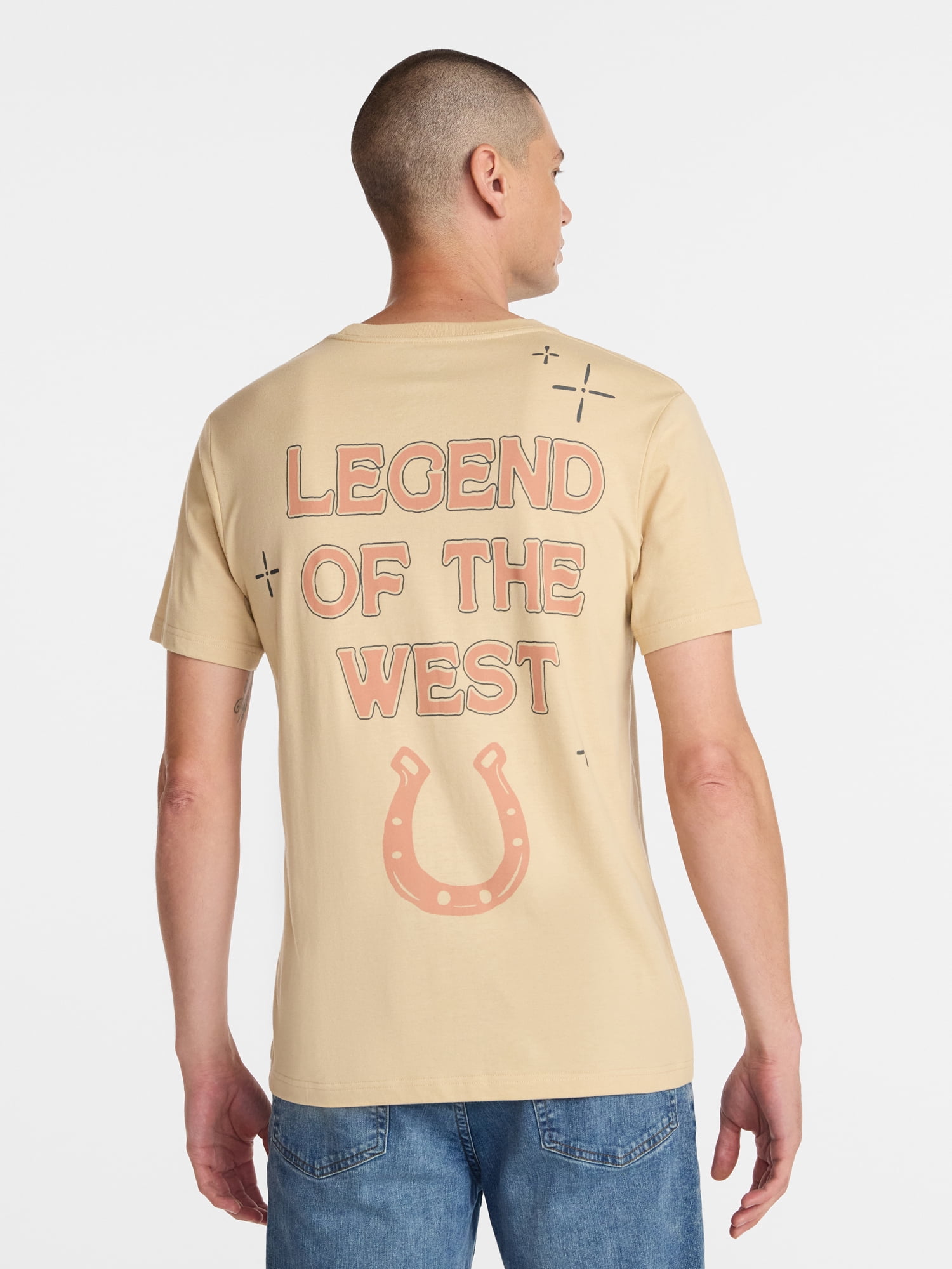 Disney Pixar Toy Story 5 TS5 Men’s Back in the Saddle Graphic Tee, Sizes S-3XL