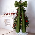 thumbnail image 5 of Clode Oversized Velvet Bow Christmas Tree Topper – Large Bow for Home Holiday Decor and Wedding Garland" Easter Home Decorations, 5 of 6