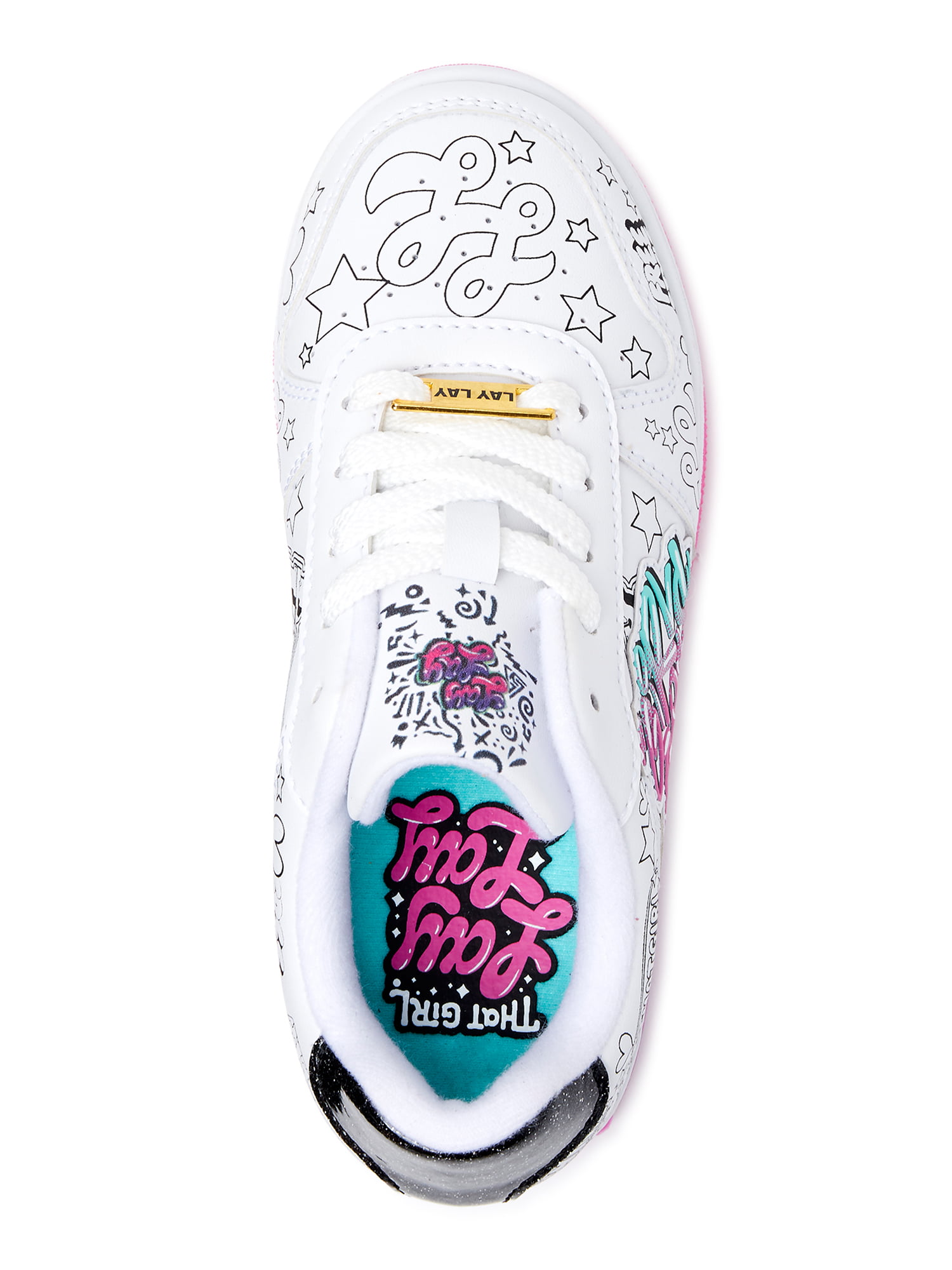 That Girl Lay Lay Youth Girls Low Top Fashion Sneaker, Sizes 12-4 