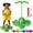 Green, variant on Balance Jumping Ball, Exercise Ball With Handle, High-Quality, Durable Materials, Silent Design For Indoor Outdoor, Balance, Coordination, And Fitness