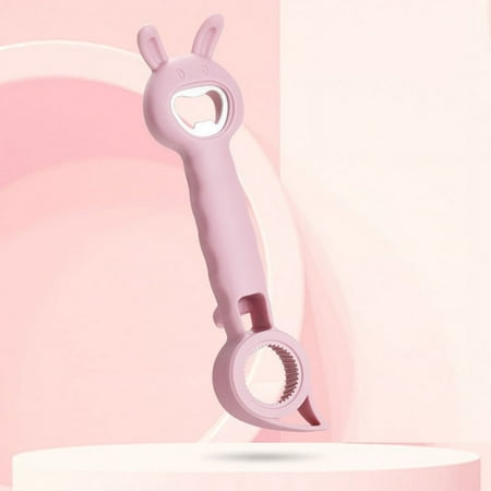 

Can Cutter Pp Material+Stainless Steel Manual Can Openers Purple Can Ipener Creative Multi-purpose Beverage Bottle Opener 4 In 1 Can Opener Lid Opener Kitchen Tool