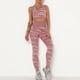thumbnail image 3 of Conjunto de yoga de camuflaje para mujer Sujetador de 2 piezas Medias Traje Crop Top, 3 of 8