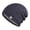 Navy blue, variant on Men's Slouchy Beanie Knit Crochet Rasta Cap for Summer Winter - Navy blue