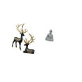 thumbnail image 5 of 3 Pieces Deer Statue Sculpture Buddha Monkey Resin Craftsmanship Modern Style Living Room Garden Cabinet Display, 5 of 8
