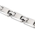 thumbnail image 4 of Pulsera De Terapia Magnética Pulsera De Cuidado Saludable Pulsera De Terapia Pulsera De Imán De Mujer Pulsera De Terapia Magnética De Acero Inoxidable Para CareSilver Saludable ANGGREK Plata, 4 of 8