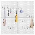 thumbnail image 4 of CATIEBYE 50Pcs Large Capacity Metal Pegboard Hooks for Multipurpose Storage and Display, 4 of 8