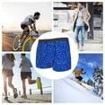 thumbnail image 4 of Yiaed Blue Circles Mosaic Print Men's Soft Cotton Boxer Shorts Breathable Boxers Underwear Moisture-Wicking Underwear Stretch Boxer Briefs for Man-Small, 4 of 5