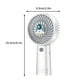 thumbnail image 3 of Mini Small Usb Fan Portable High Wind Power Portable Fan Summer Students Handheld Small Fan, 3 of 6