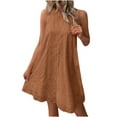 thumbnail image 3 of Yuyuzo Chandails en Molleton pour Femmes Manches Longues Décontractées Col Rond Ample Couleur Unie Pull de Base, 3 of 7