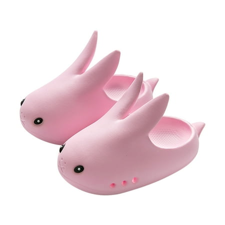 

Kids Slippers For Boys Girls Children s Shoes Three-dimensional Cartoon Non-slip Soft-soled Slippers Baotou Shoes Pink 7-8 Years