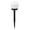 As show, variant on Cadorn 3-Pack Solar-Powered White Globe Garden Stake Lights – Auto-On at Dusk Outdoor Landscape Lighting for Lawn, Patio & Courtyard Decor