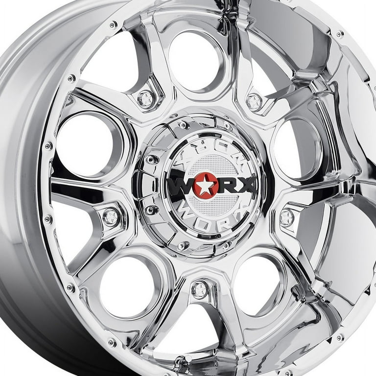 Worx 809C Rebel 18x9 5x127 5x139.7 12et Chrome Plated Wheel