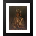 thumbnail image 2 of Antonio Zeno Shindler 19x24 Black Modern Framed Museum Art Print Titled - Keokuk (The Watchful Fox), Junior (ca. 1876-1899), 2 of 5