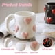 thumbnail image 5 of Taza De Café Con Corazón En 3D Taza De Cerámica Lo Ve 17 Oz Taza Para Parejas Para San Valentín Tazas Bonitas Hechas A Mano Con Relieve Para Aniversario, Boda, Compromiso, Regalo Para Parejas, 5 of 6